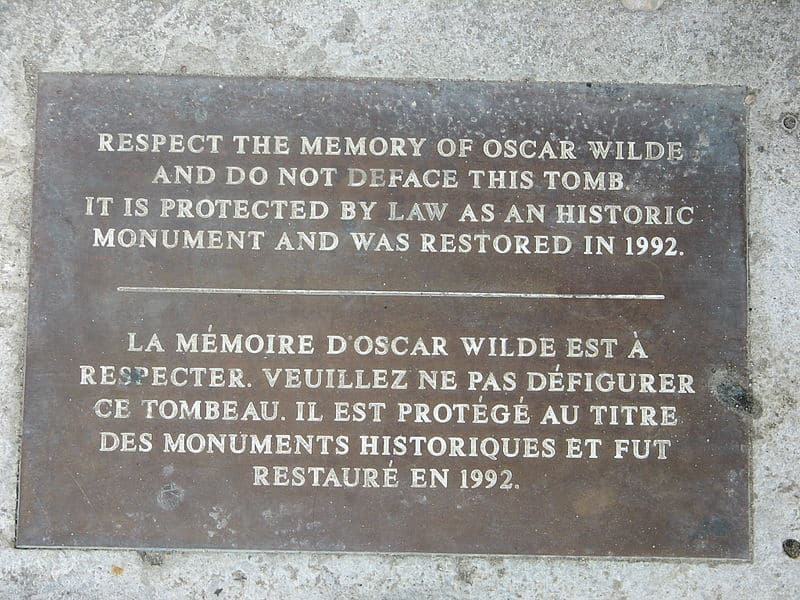 Grób Oscara Wilde'a
