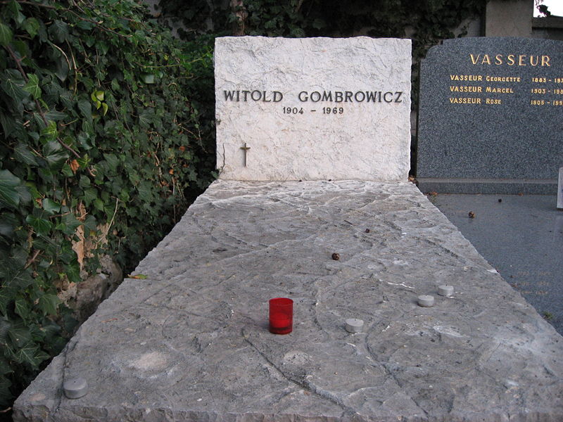 Grób Witolda Gombrowicza