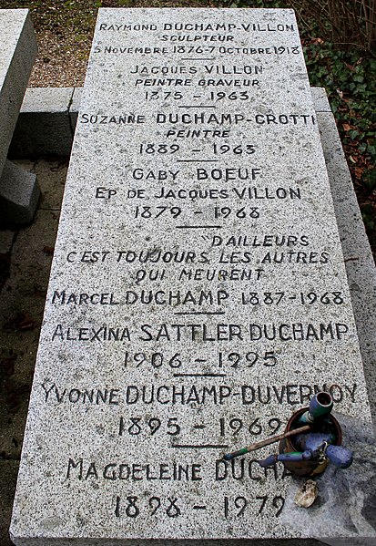 Grób Marcela Duchampa