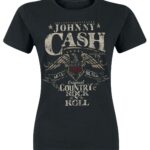 Johnny Cash Rock 'n’ Roll Koszulka damska