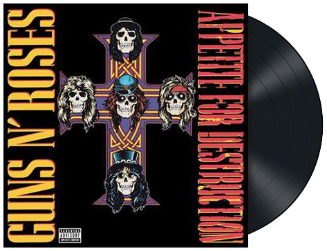 Guns N' Roses Appetite for destruction LP standard