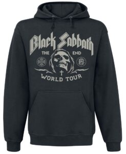 Black Sabbath The End Grim Reaper Bluza z kapturem czarny