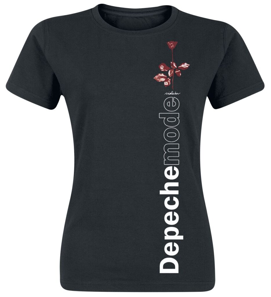 Depeche Mode Violator Side Rose Koszulka damska czarny