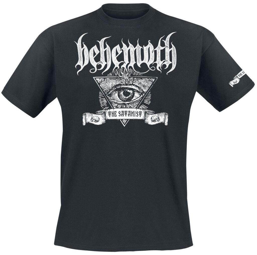 Behemoth Satanist Banner T-Shirt czarny