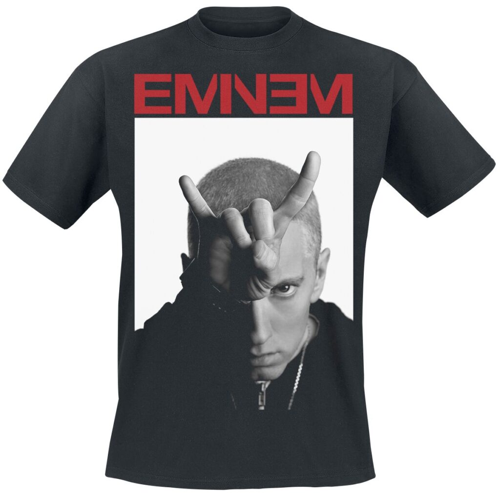 Eminem Horns T-Shirt czarny