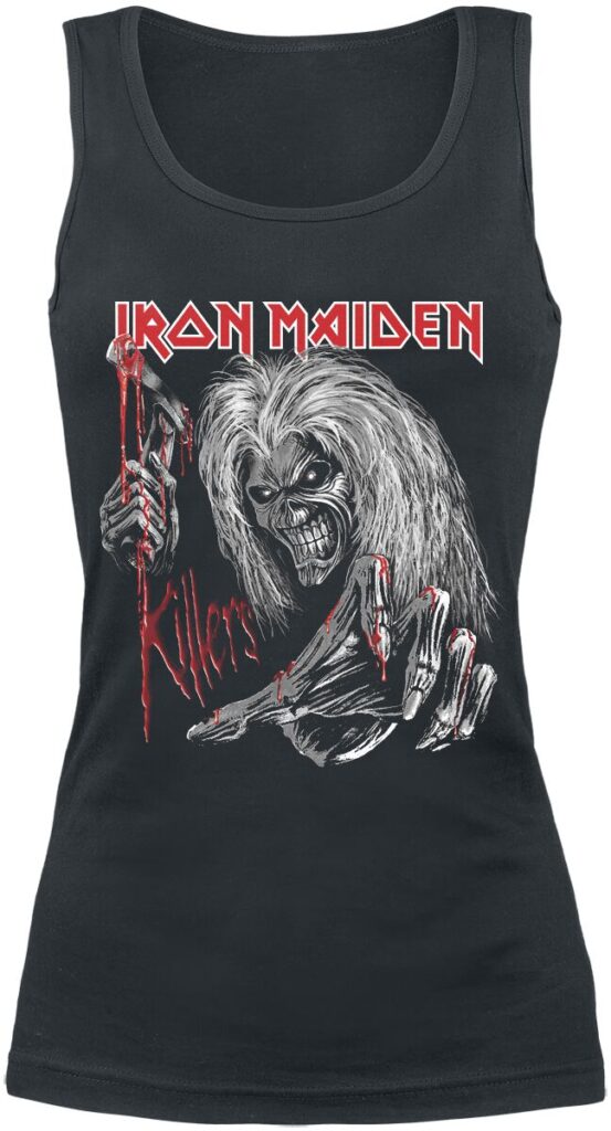 Iron Maiden Ed Kills Again Top damski czarny