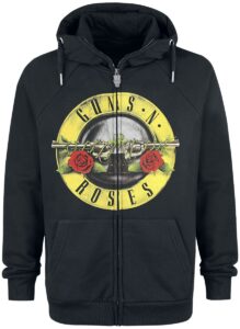 Guns N’ Roses Logo Bluza z kapturem rozpinana