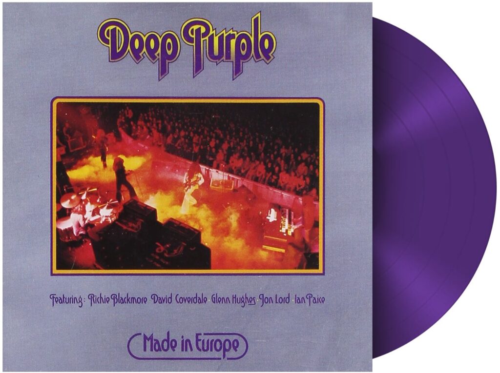 Deep Purple Made in Europe LP purpurowy