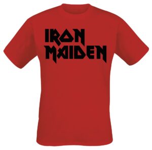 Iron Maiden Classic Logo T-Shirt czerwony