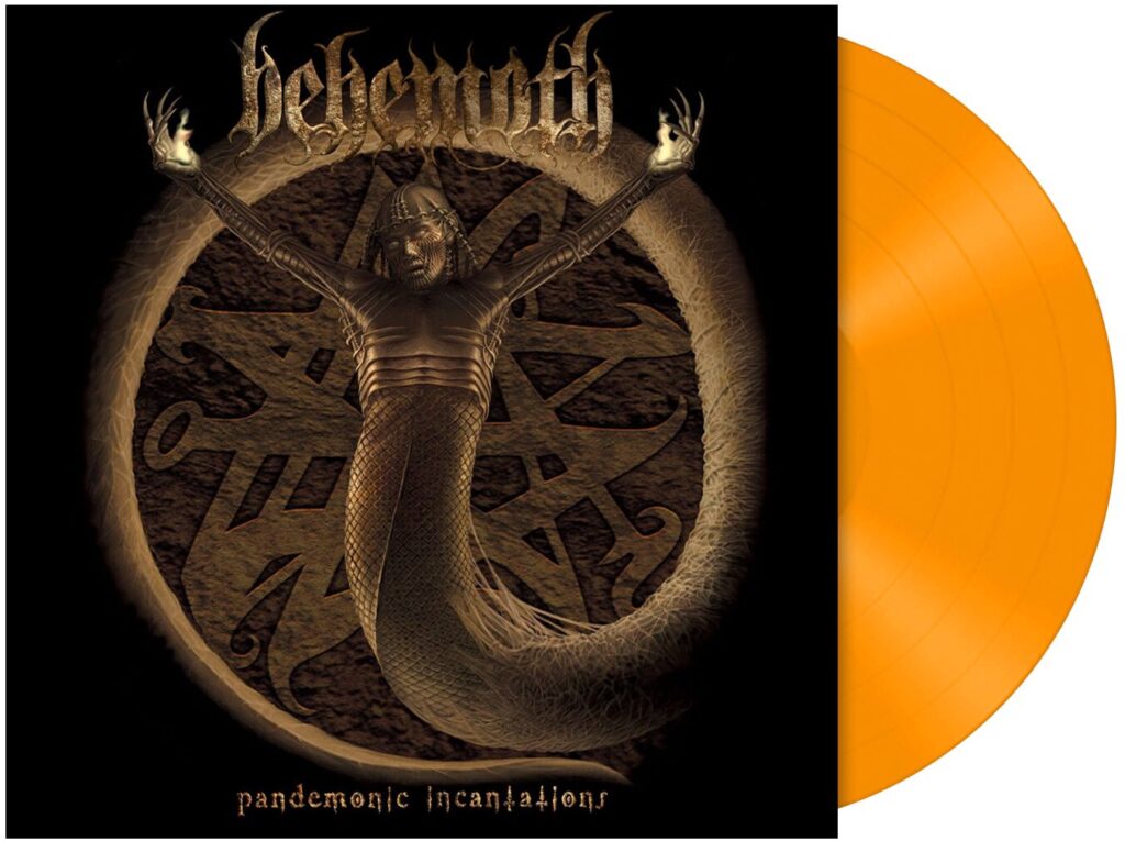 Behemoth Pandemonic incantations LP pomarańczowy