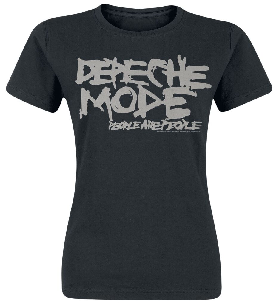 Depeche Mode People Are People Koszulka damska czarny