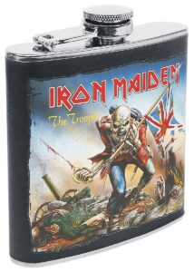 Iron Maiden Trooper Bidon srebrny