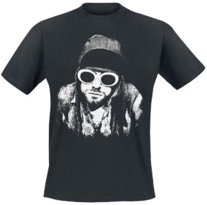 Kurt Cobain One Colour T-Shirt czarny