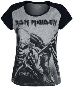 Iron Maiden EMP Signature Collection Koszulka damska jasnoszary melanż/czarna