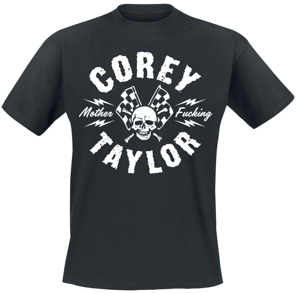 Corey Taylor Skull T-Shirt czarny