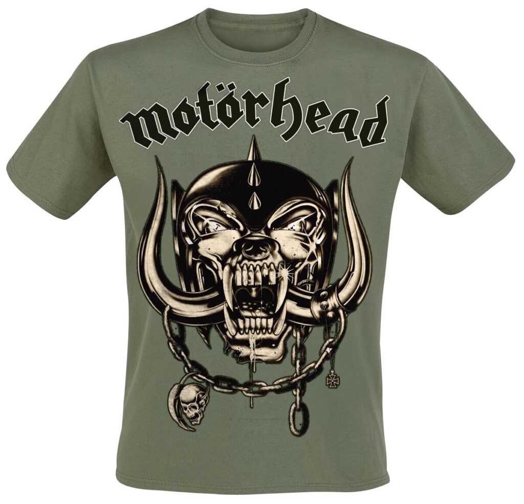Motörhead Army Green Warpig T-Shirt oliwkowy