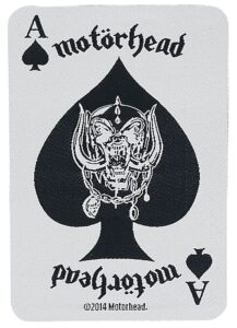 Motörhead Ace Of Spades Card Naszywka biały/czarny