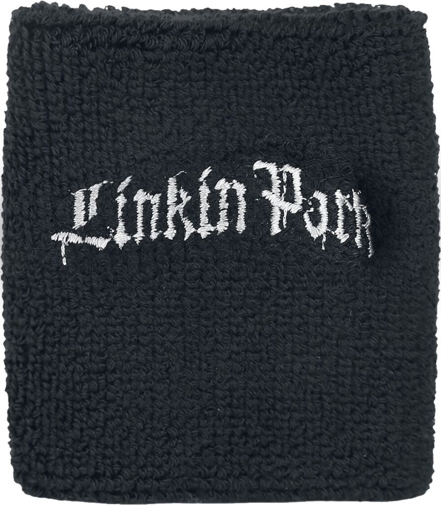 Linkin Park Gothic Logo - Wristband Opaski czarny