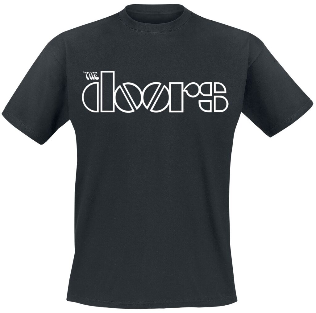The Doors Logo T-Shirt czarny