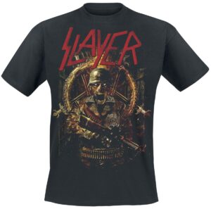 Slayer Comic Book Cover T-Shirt czarny