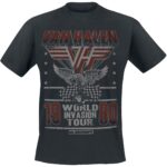 Koszulka Van Halen World Invasion Tour 1980