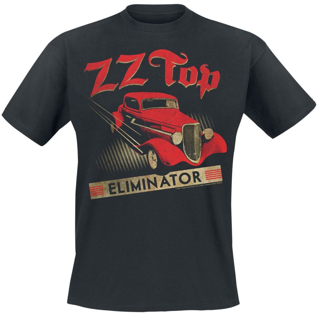 ZZ Top Eliminator T-Shirt czarny