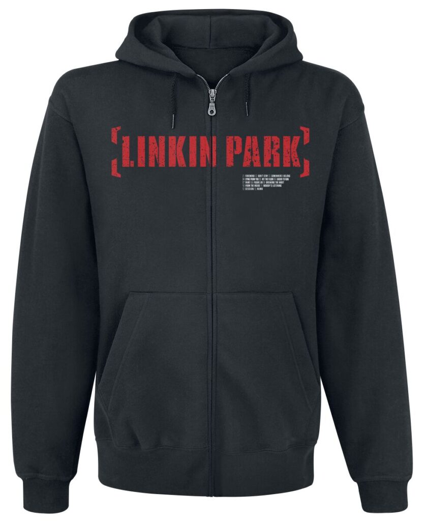 Linkin Park Meteora Red Bluza z kapturem rozpinana czarny