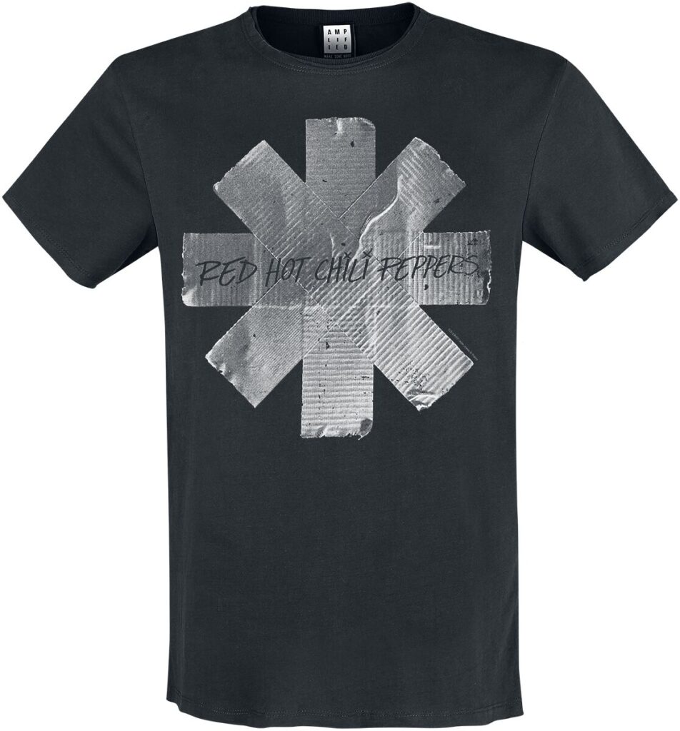 Red Hot Chili Peppers Amplified Collection - Duct Tape T-Shirt czarny