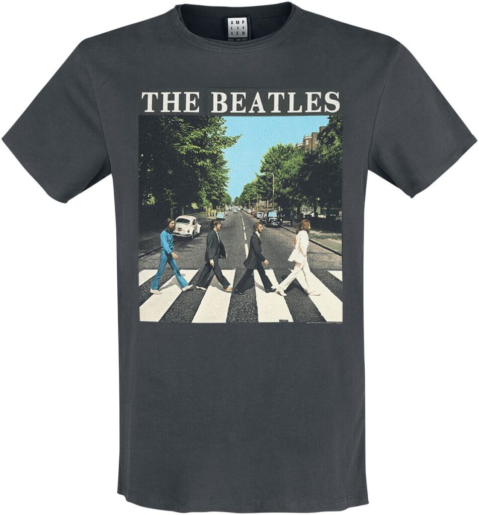 The Beatles Amplified Collection - Abbey Road T-Shirt ciemnoszary