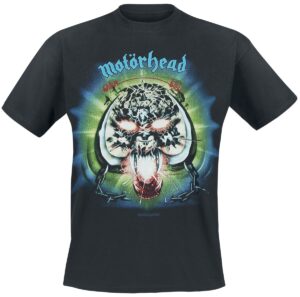 Motörhead Overkill Album Tracklist T-Shirt czarny