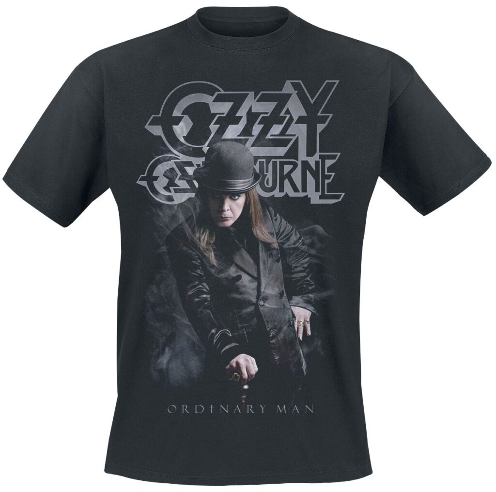 Ozzy Osbourne Ordinary Man Standing T-Shirt czarny