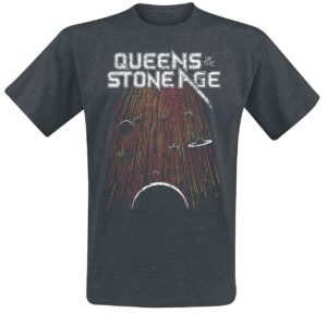 Queens Of The Stone Age Meteor Shower T-Shirt odcienie szarego