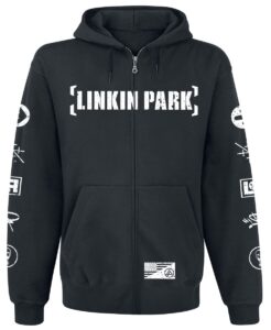 Linkin Park Graffiti Bluza z kapturem rozpinana czarny