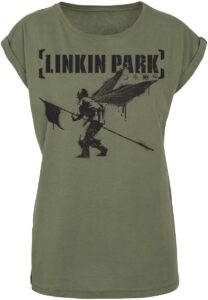 Linkin Park Hybrid Theory Koszulka damska oliwkowy