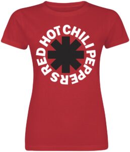 Red Hot Chili Peppers Classic Logo Koszulka damska czerwony
