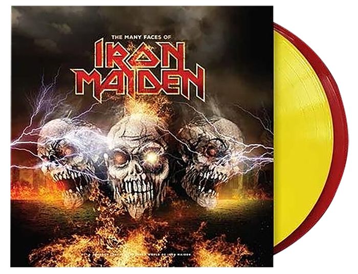 V.A. Many faces of Iron Maiden 2 LP żółty/czerwony