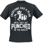 Mike Tyson Tyson Fist Punched T-Shirt czarny