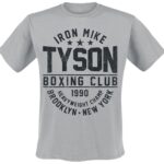 Mike Tyson Tyson Boxing T-Shirt szary