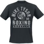 Mike Tyson Boxing Gloves T-Shirt czarny