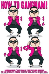 Psy how to gangnam – plakat