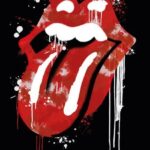 Rolling stones (graffiti lips) – plakat