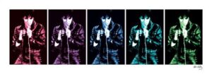 Elvis presley (68 comeback special pop art) – reprodukcja