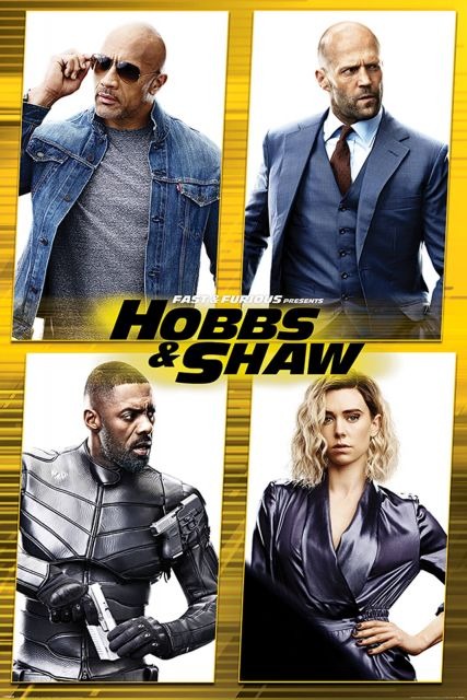 Fast and furious: hobbs and shaw - plakat