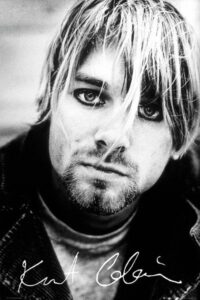 Kurt cobain signature – plakat
