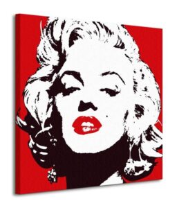 Marilyn monroe (red) – obraz na płótnie