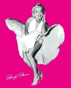 Marilyn monroe (seven year itch pink) – plakat