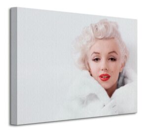 Marilyn monroe (white) – obraz na płótnie