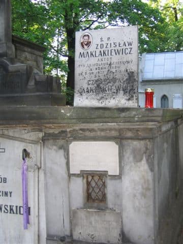 Grób Zdzisława Maklakiewicza