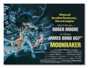 James bond (moonraker landscape) – obraz na płótnie