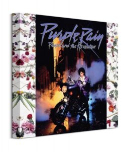 Prince purple rain – obraz na płótnie